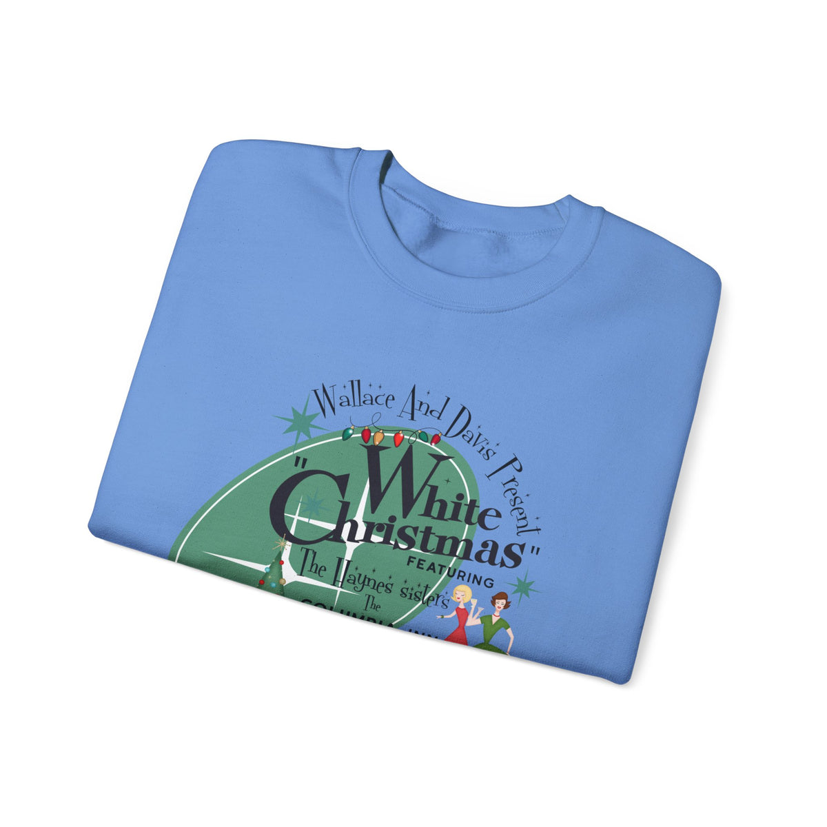 Wallace And Davis 1950s Themed Family Christmas Photo Sweatshirts, Festive Holiday Wear - Mid Century Modern Gal