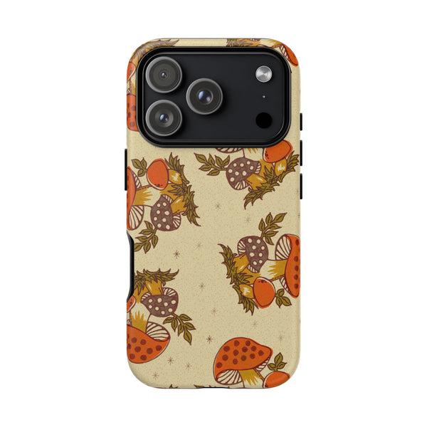 70s Merry Mushroom Groovy Retro Smart Phone Tough Phone Cases