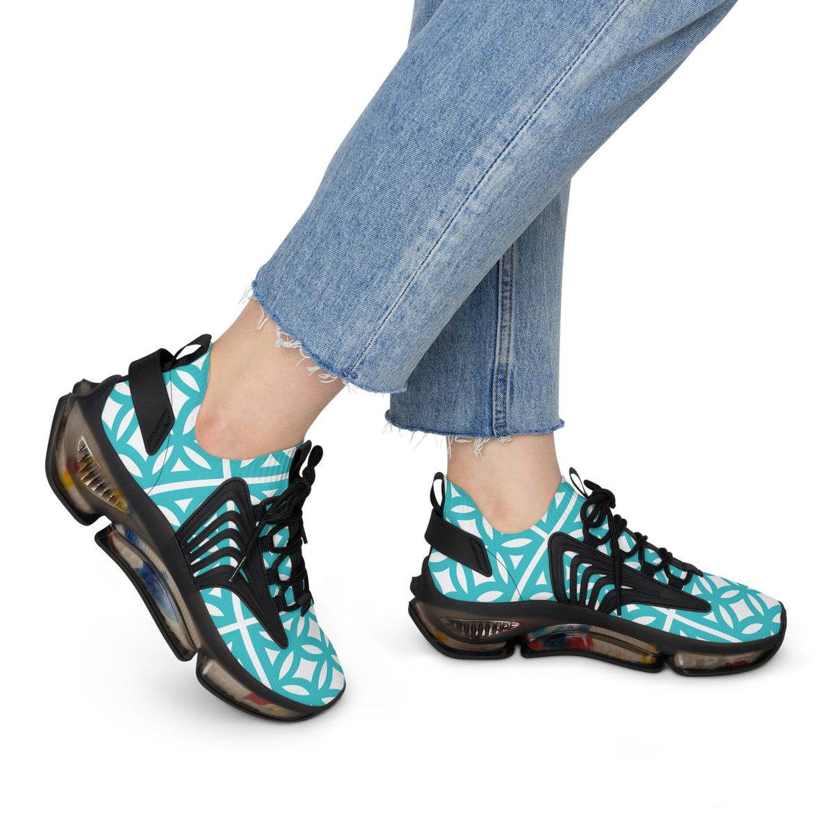 Mid Mod Retro Footwear In 50s Breeze Block Comfy Stylish Sneakers For Women - Mid Century Modern Gal