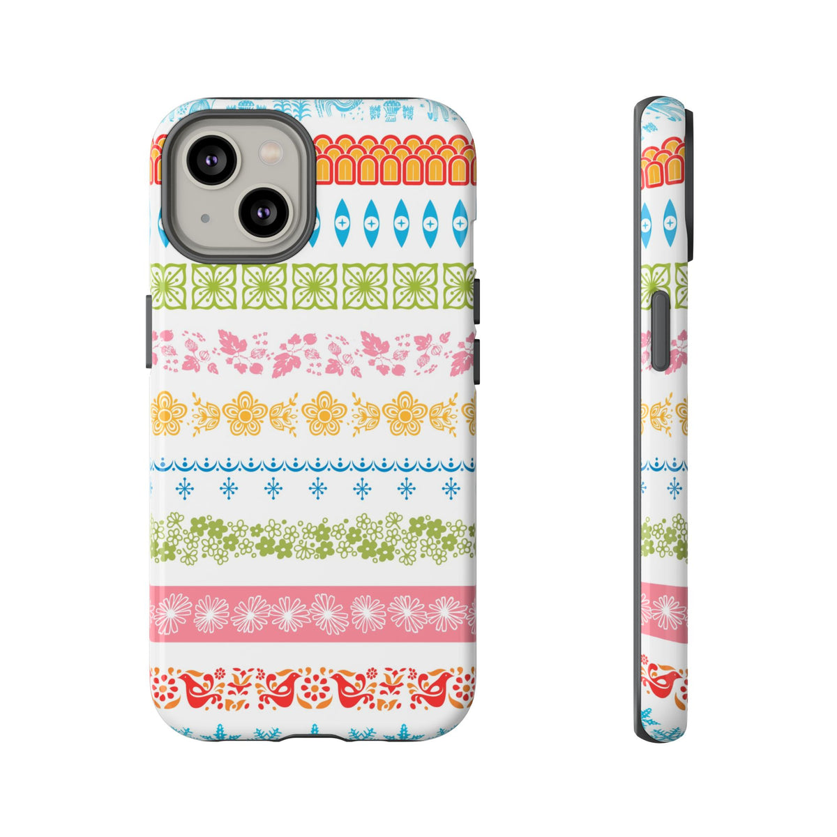 Pyrex Collector, Pyrex Patterned Colorful Phone Case, Boho Style, Floral Pattern, Unique Gift for Her, Trendy Accessory for Holidays - Mid Century Modern Gal
