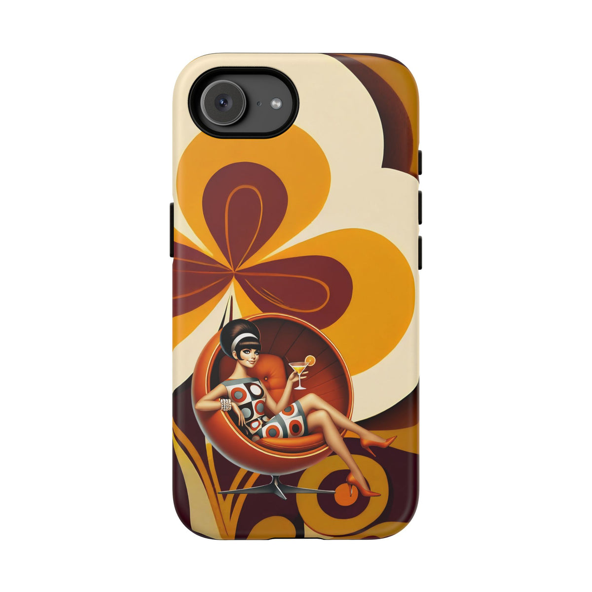 Groovy Mod 60s Retro Flower Power Phone Cases