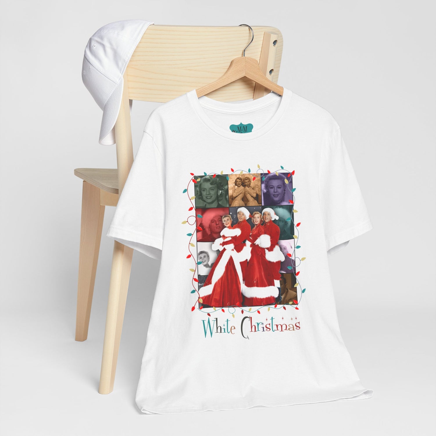 Wallace And Davis Sisters Sisters 50s White Christmas Movie Tee