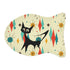 Atomic Cat Fish Shape Feeding Mat Mid Century Modern Atomic Franciscan Diamond Starburst - Mid Century Modern Gal