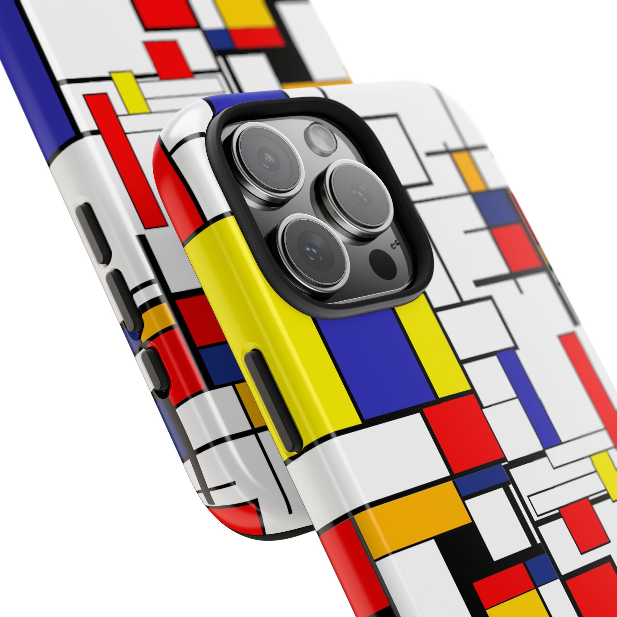 Retro Mod Mondrian, Mid Century Modern Style Tough Phone Case