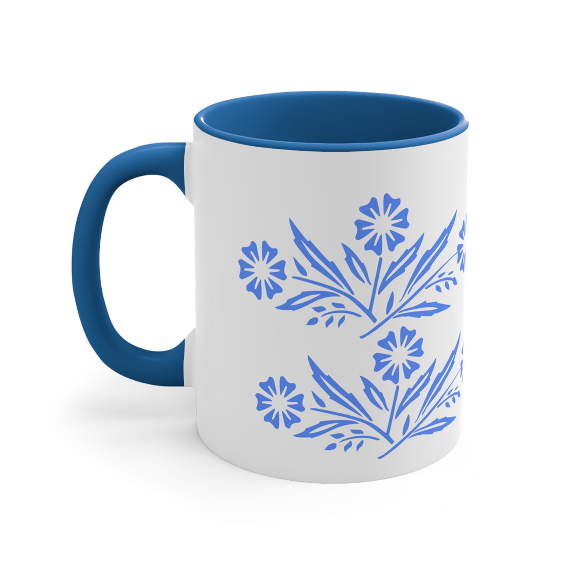 Blue Cornflower Corningware Pyrex Lover Accent Coffee Mug, 11oz