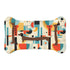 Doxie Dog, Wiener Dog Lover, Mid Mod Bauhaus Designed Pet Feeding Mats - Mid Century Modern Gal
