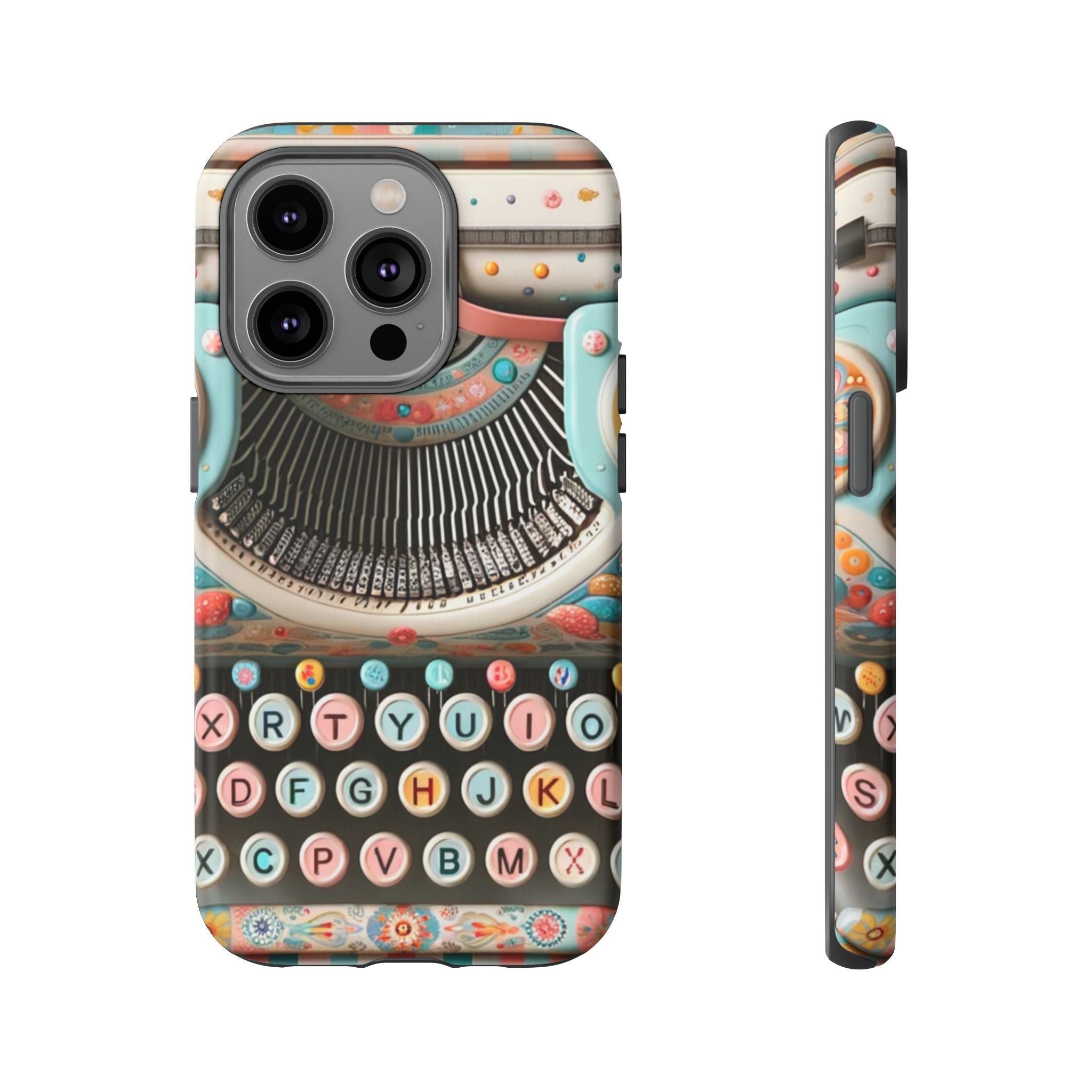 Retro Typewriter Mid Mod Kitschy  Quirky Fun Smart Phone, Tough Cases