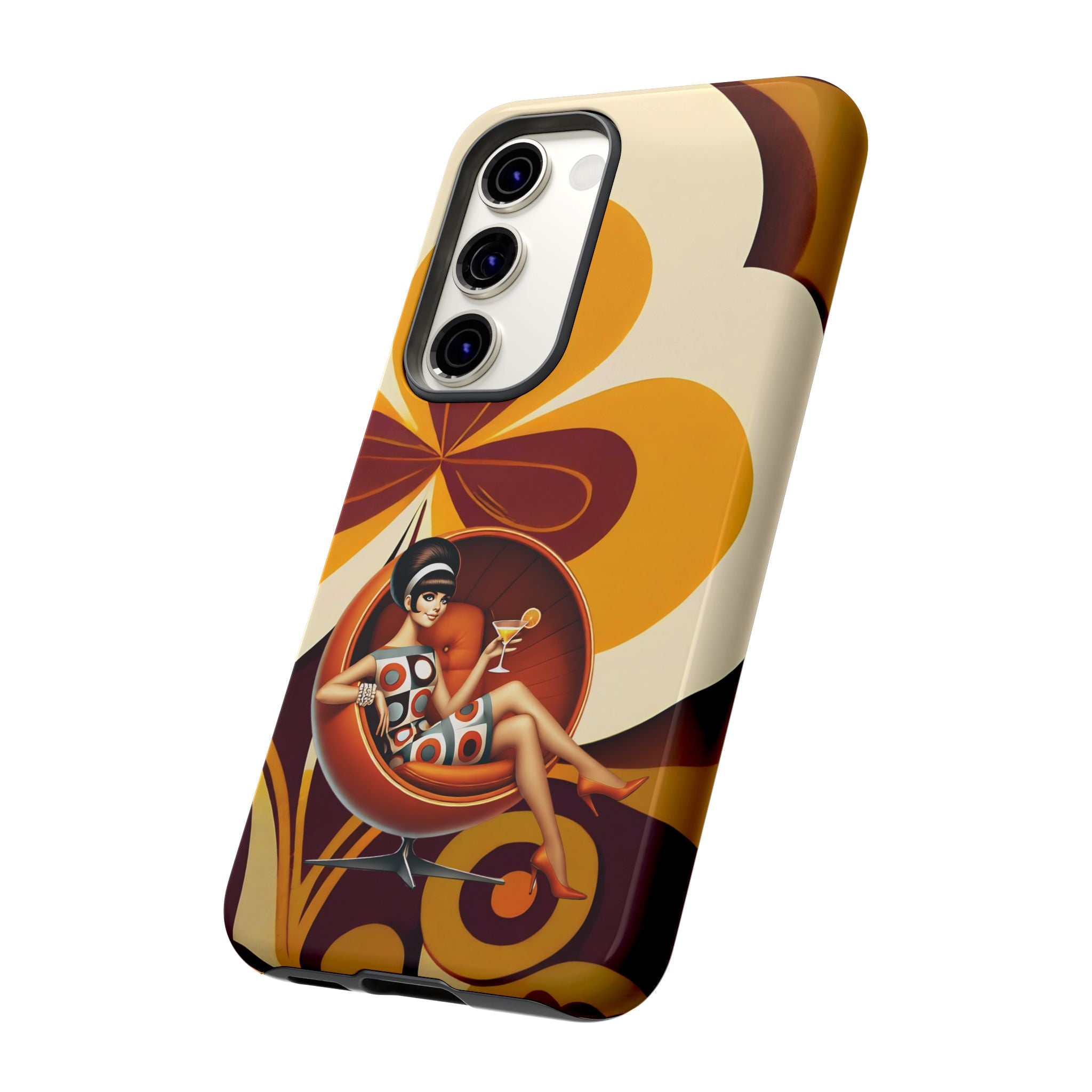 Groovy Mod 60s Retro Flower Power Phone Cases