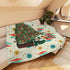 Mid Century Modern Christmas Franciscan Starburst Vintage Couple Cozy Holiday Blanket – &