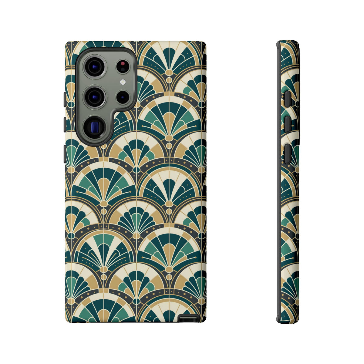 Art Deco Peacock Inspired Tough Phone Case