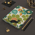 Atomic Cat Mid Mod Retro Floral Hardcover Journal - Vibrant & Whimsical Design for Creative Minds - Mid Century Modern Gal