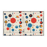 Mid Century Modern Bauhaus Designed Geometric MCM Floor Mat - Mid Century Modern Gal