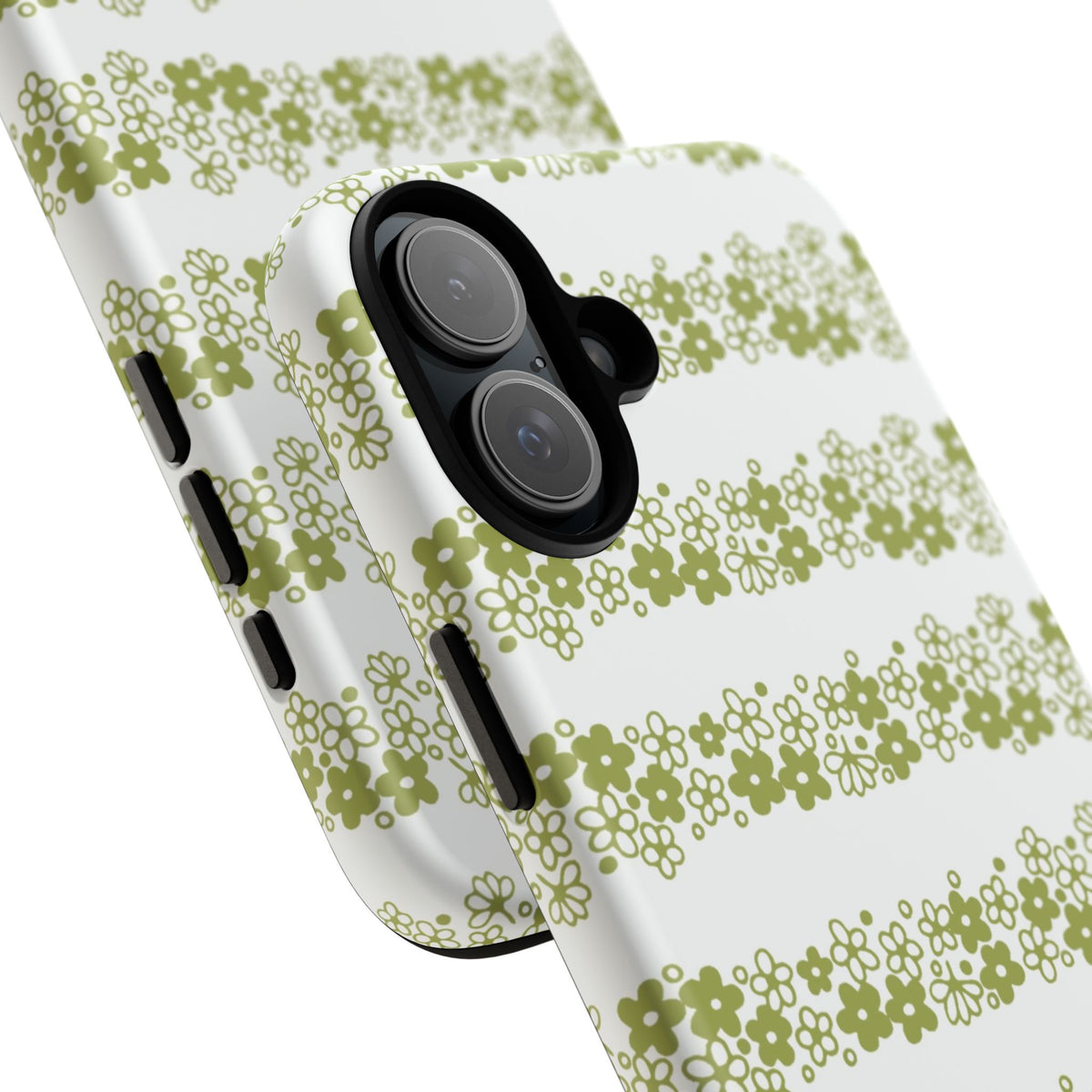 Pyrex Crazy Daisy Spring BlossonFloral Phone Case: Tough Cases with Elegant Green Floral Design, Durable Phone Cover