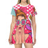 Pop Art Funky Fun Trendy Retro T-Shirt Dress - Mid Century Modern Gal