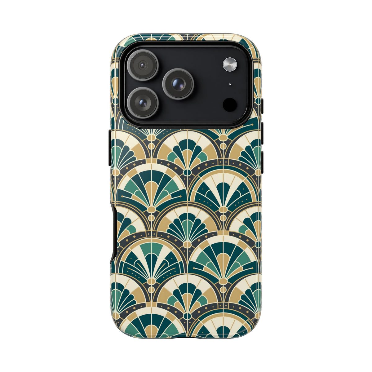 Art Deco Peacock Inspired Tough Phone Case