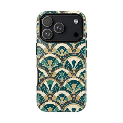 Art Deco Peacock Inspired Tough Phone Case