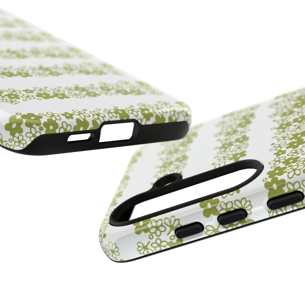 Pyrex Crazy Daisy Spring BlossonFloral Phone Case: Tough Cases with Elegant Green Floral Design, Durable Phone Cover