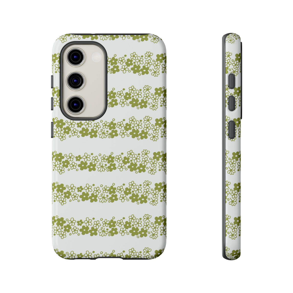 Pyrex Crazy Daisy Spring BlossonFloral Phone Case: Tough Cases with Elegant Green Floral Design, Durable Phone Cover