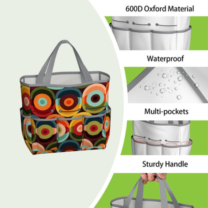 Retro Groovy Mod Space Orb Designed Mid Century Modern Garden Tool Bag - Mid Century Modern Gal