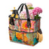 Bohemian Retro Flower, Faux Pressed Floral Mod Garden Tool Bag - Mid Century Modern Gal
