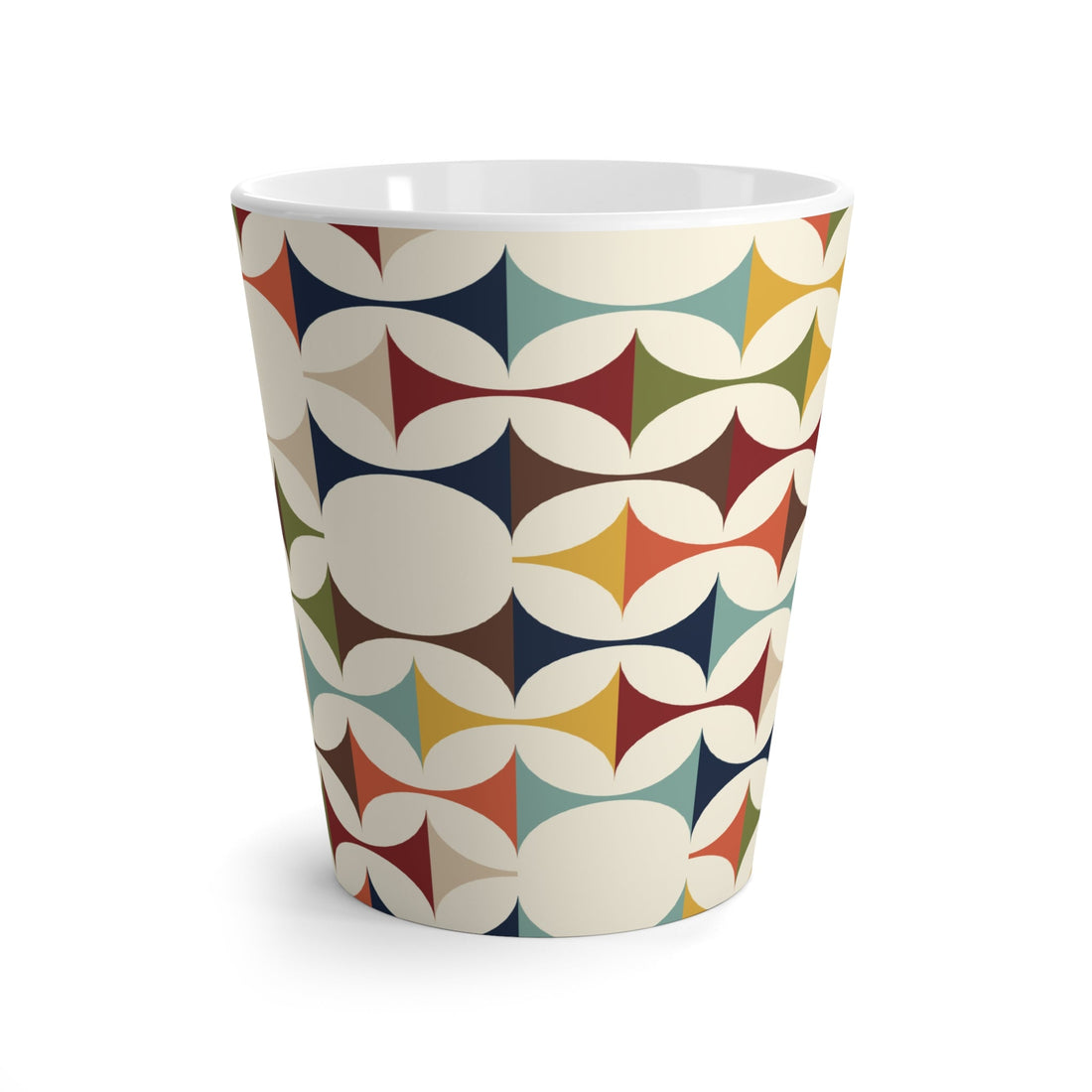 Scandinavian Designed, Retro Geometric MCM Coffee, Tea Latte Mug Mug 12oz