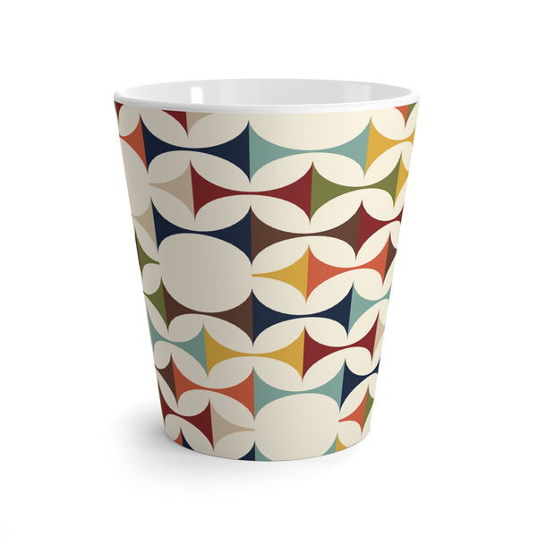 Scandinavian Designed, Retro Geometric MCM Coffee, Tea Latte Mug