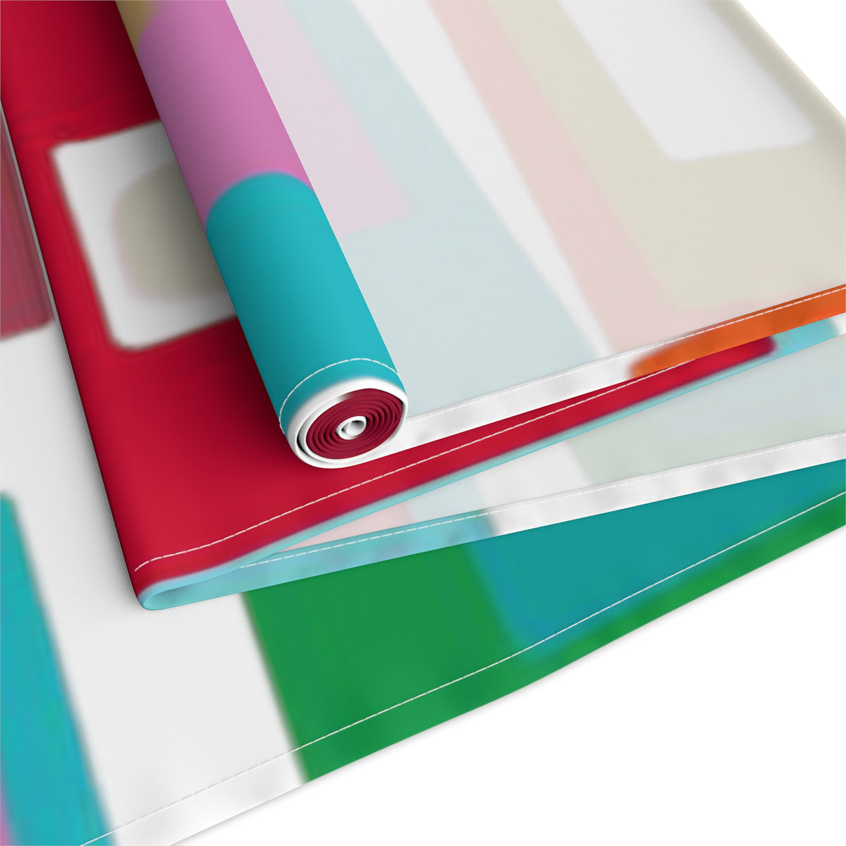 Mid Century Modern Geometric Funky Bold, Colorful MCM Kitchen, Dining Table Runner - Mid Century Modern Gal