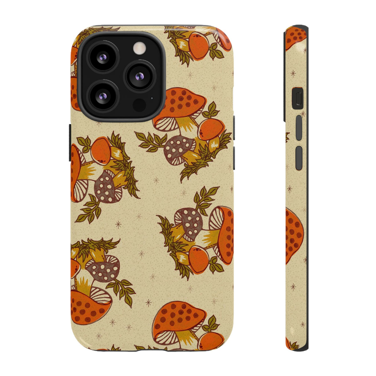 70s Merry Mushroom Groovy Retro Smart Phone Tough Phone Cases