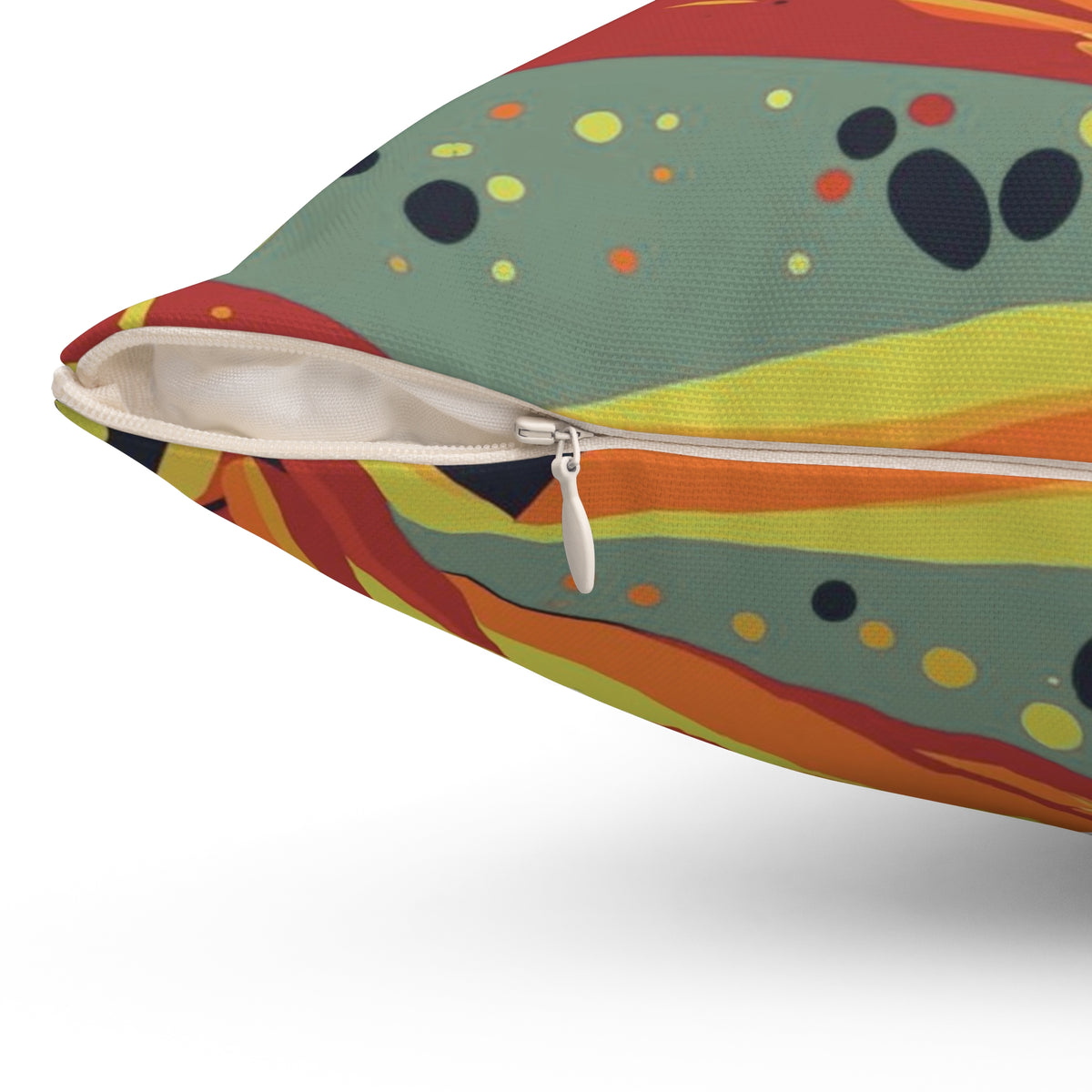 Atomic Cat Mod Home Kitschy Harvest Fall Seasonal Pillow And Insert - Mid Century Modern Gal