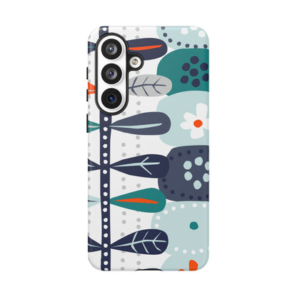 Scandinavian Modern Floral Nordic Hygge Tough Phone Case