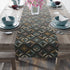 Mid Century Modern Elegant Gray Geometric Starburst Table Runner - Mid Century Modern Gal