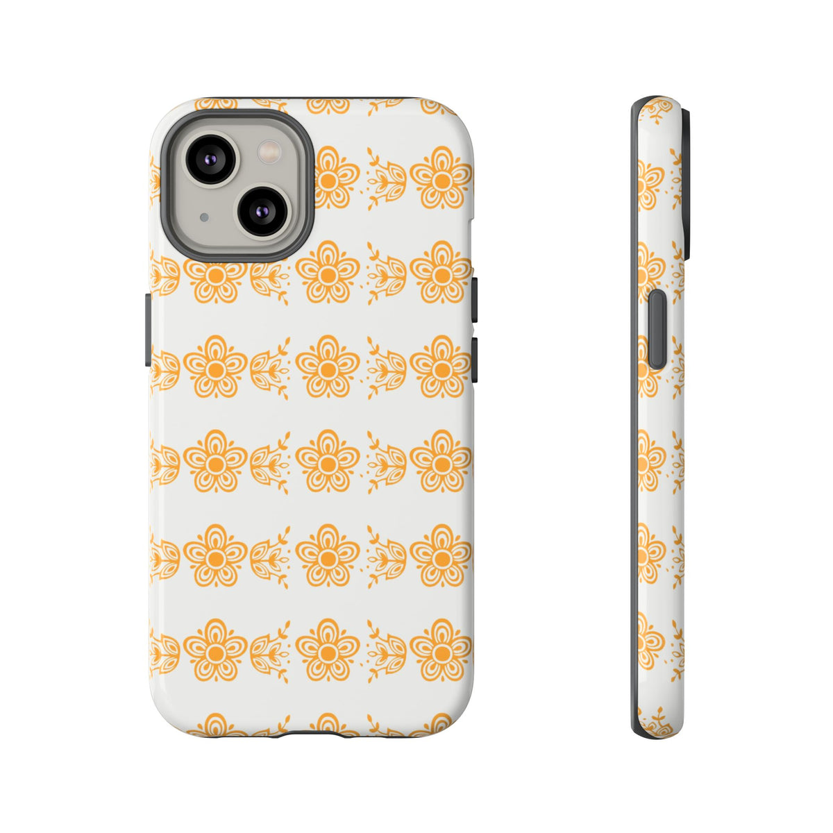 Pyrex Golden Butterfly Floral Phone Case, Tough Cases for Stylish Protection, Gift for Her, Durable, Trendy Floral Design, Cell Phone Cover