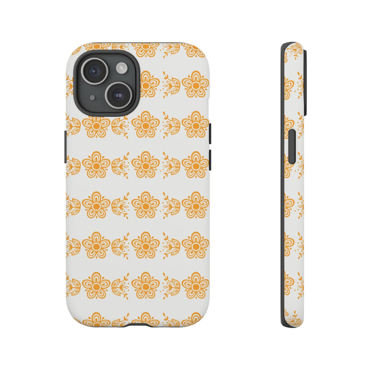 Pyrex Golden Butterfly Floral Phone Case, Tough Cases for Stylish Protection, Gift for Her, Durable, Trendy Floral Design, Cell Phone Cover