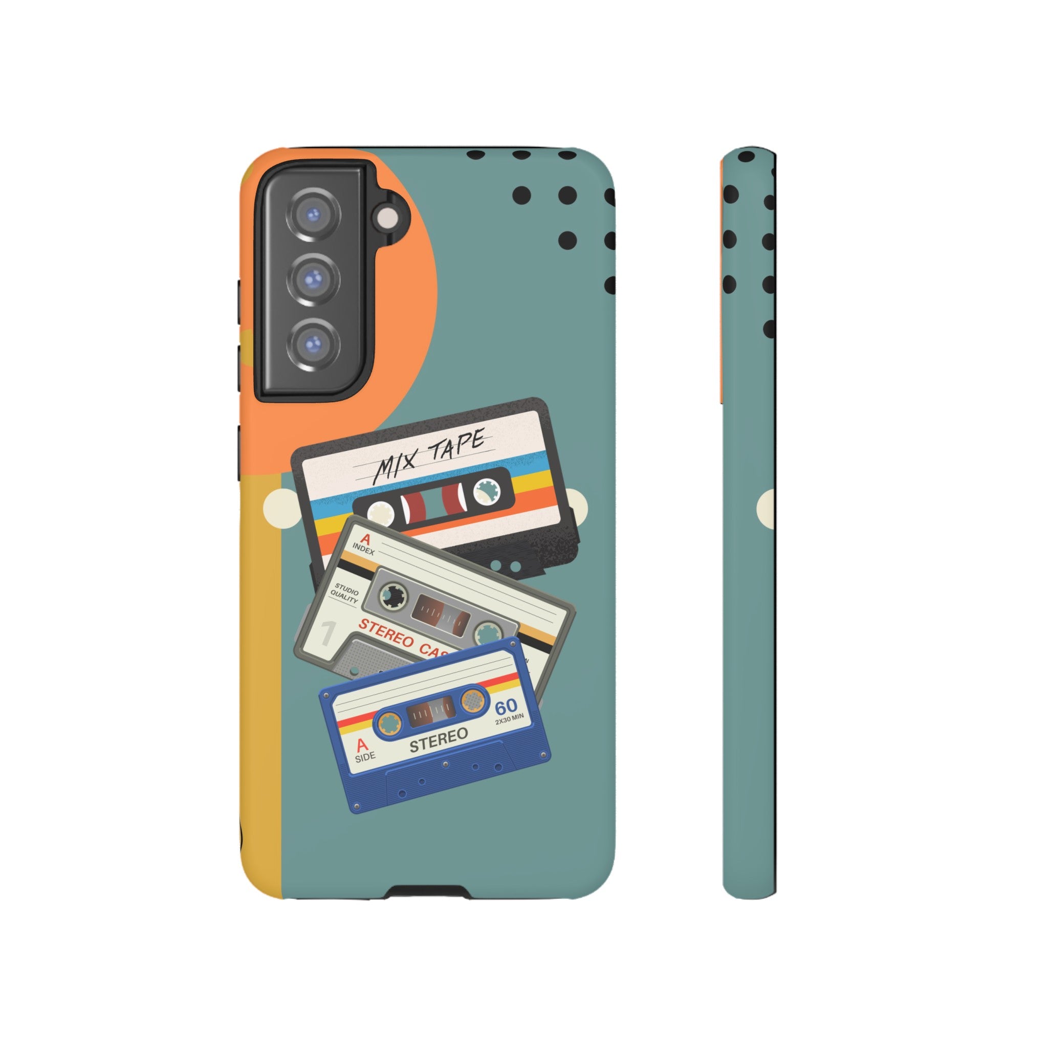 Gen X, Retro Cassettes Mid Mod Smart Phone Tough Cases