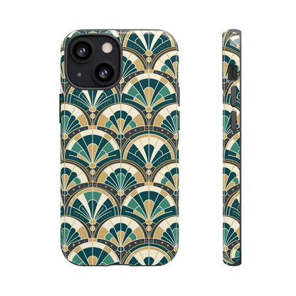 Art Deco Peacock Inspired Tough Phone Case