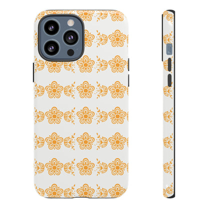 Pyrex Golden Butterfly Floral Phone Case, Tough Cases for Stylish Protection, Gift for Her, Durable, Trendy Floral Design, Cell Phone Cover
