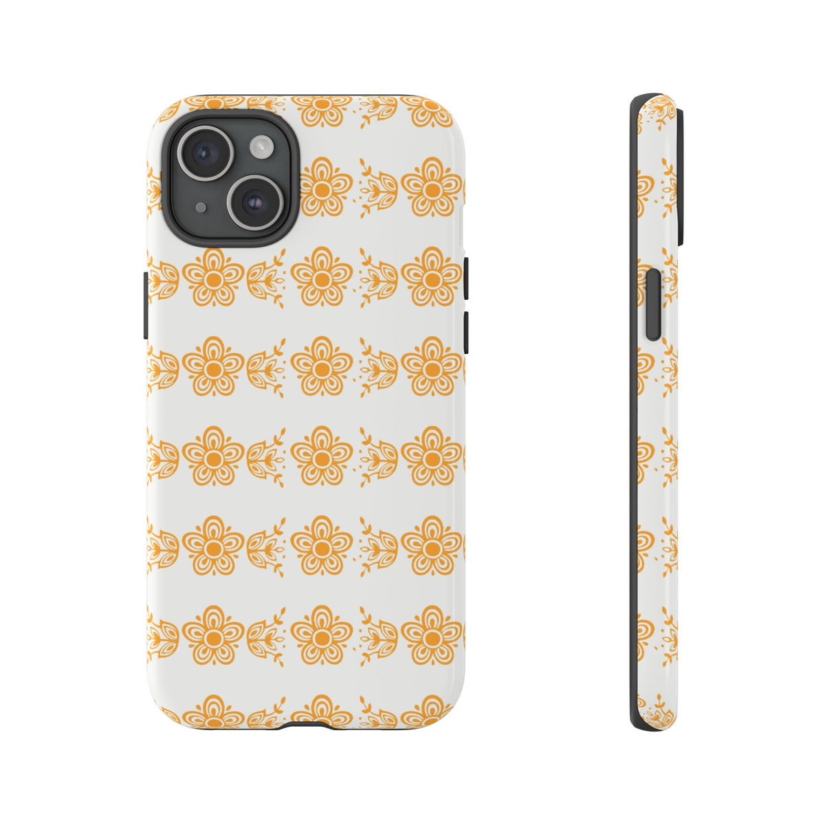 Pyrex Golden Butterfly Floral Phone Case, Tough Cases for Stylish Protection, Gift for Her, Durable, Trendy Floral Design, Cell Phone Cover