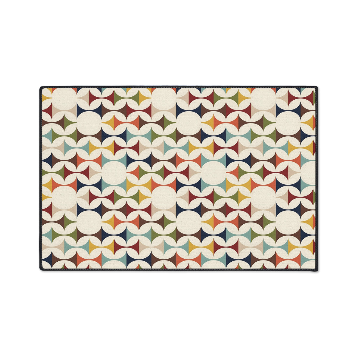 Mid Century Modern Scandinavian Designed Kitchen, Bath Heavy Duty Floor Mat - Mid Century Modern Gal