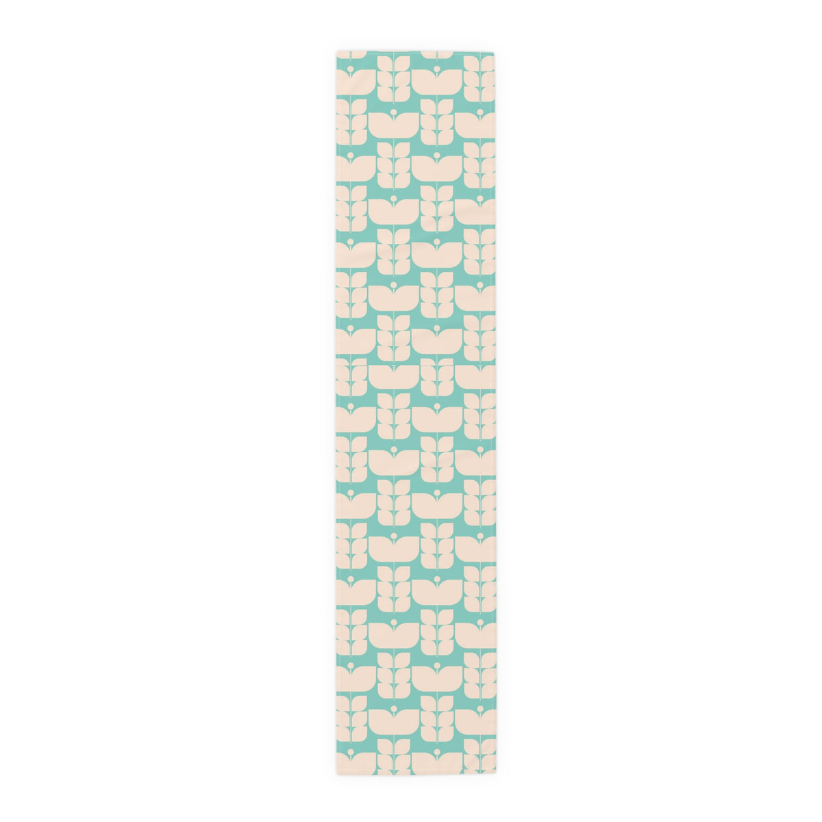 Mid Century Modern Scandi Designed Moder Danish Retro Flower Table Runner - Mid Century Modern Gal