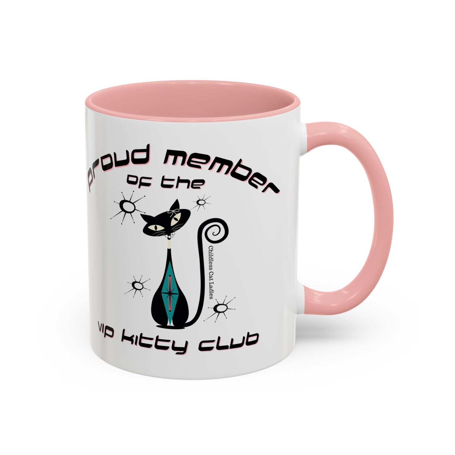 Childless Cat Lady Atomic Cat Kitty Club, Vote Drinking Mug