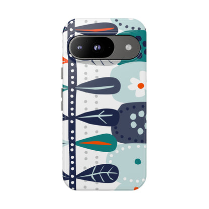 Scandinavian Modern Floral Nordic Hygge Tough Phone Case