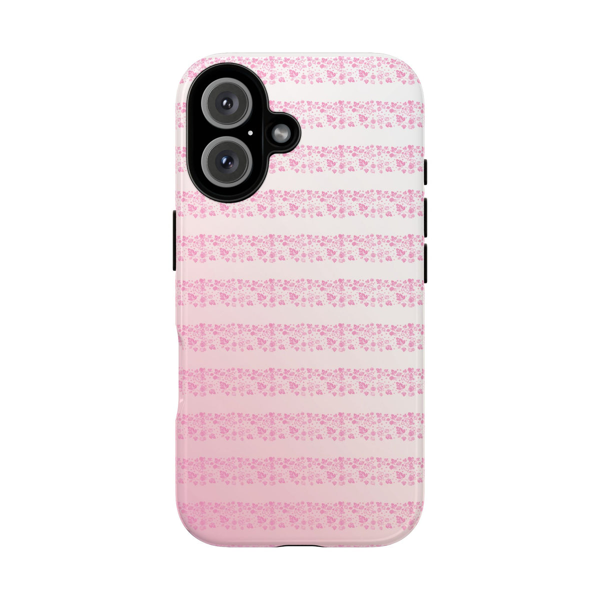 Pink Pyrex Gooseberry Striped Phone Case, Stylish Phone Cover, Tough Protective Case, Cute Cell Phone Case, Trending Gift for Her - Mid Century Modern Gal
