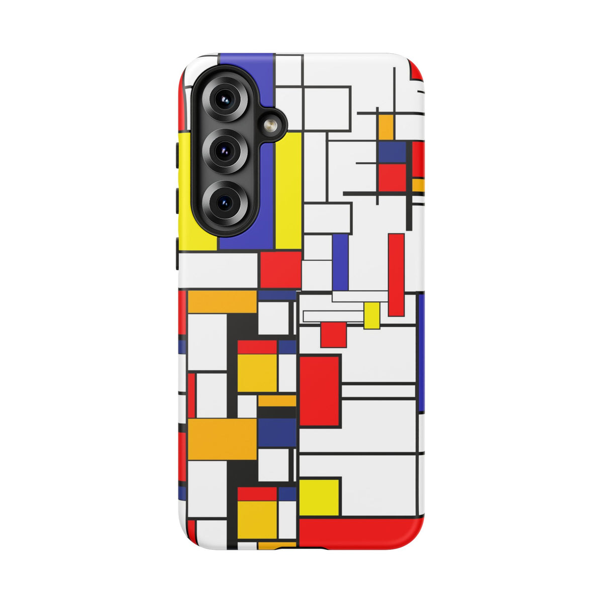 Retro Mod Mondrian, Mid Century Modern Style Tough Phone Case