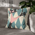 Atomic Kittie, Boomerang Mid Mod Atomic Cat, Harlequin Diamond Kitschy Pillow Cover - Mid Century Modern Gal