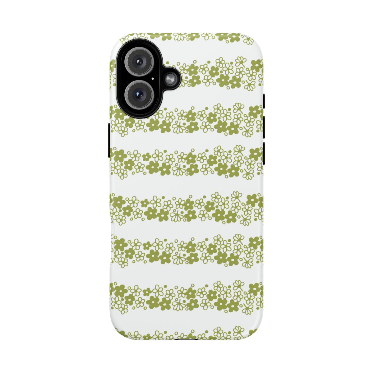 Pyrex Crazy Daisy Spring BlossonFloral Phone Case: Tough Cases with Elegant Green Floral Design, Durable Phone Cover