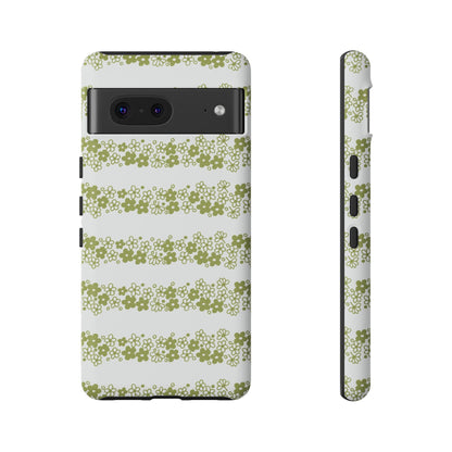 Pyrex Crazy Daisy Spring BlossonFloral Phone Case: Tough Cases with Elegant Green Floral Design, Durable Phone Cover