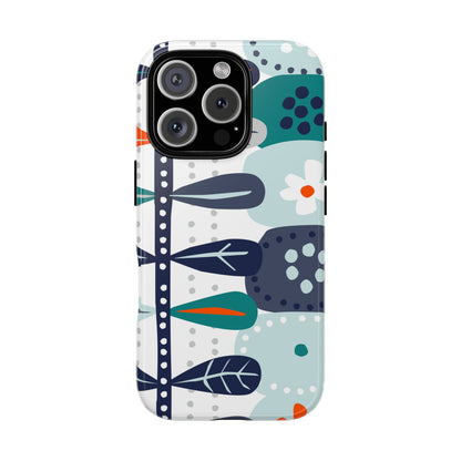 Scandinavian Modern Floral Nordic Hygge Tough Phone Case