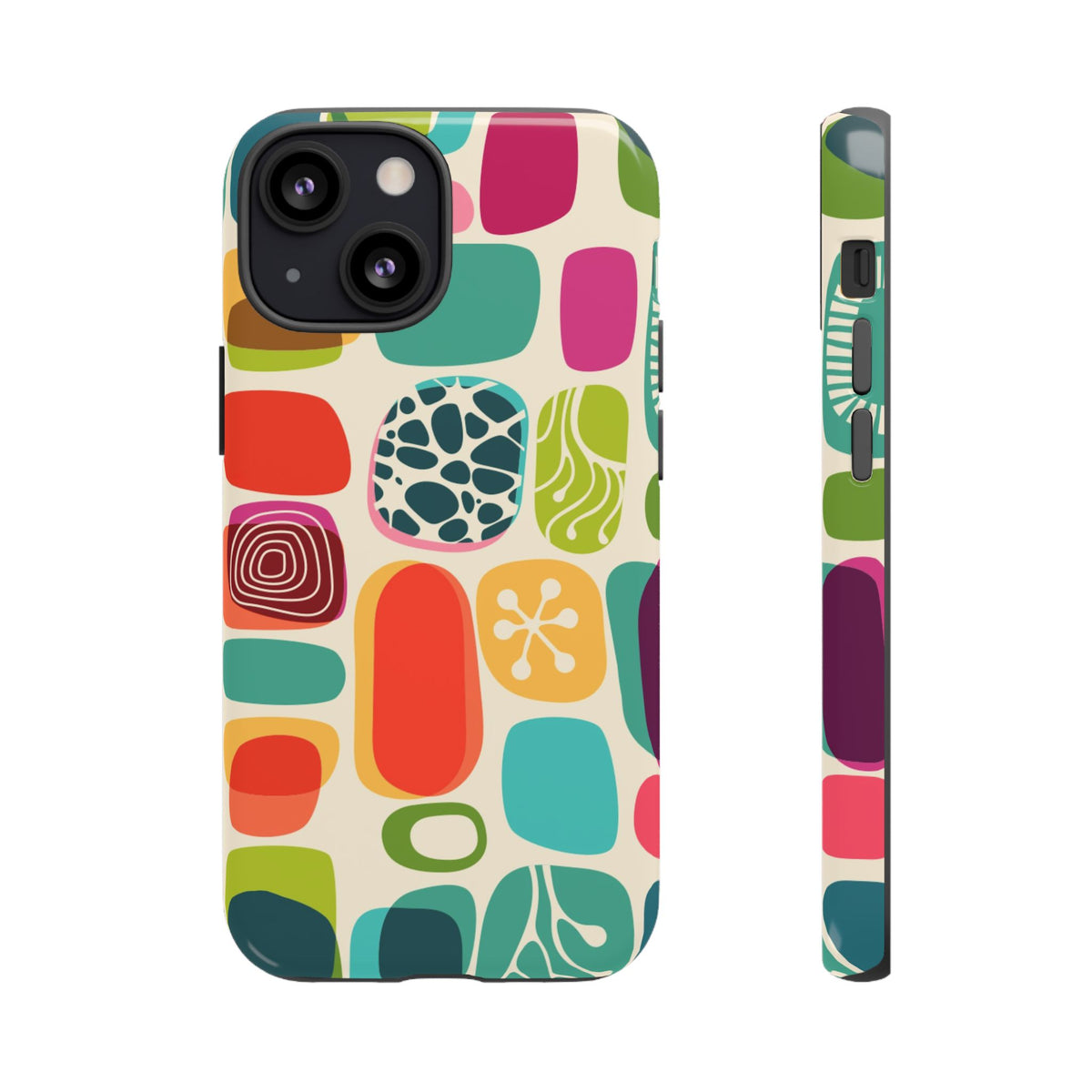 Mid Century Modern Amoeba Designed Tough Phone Case