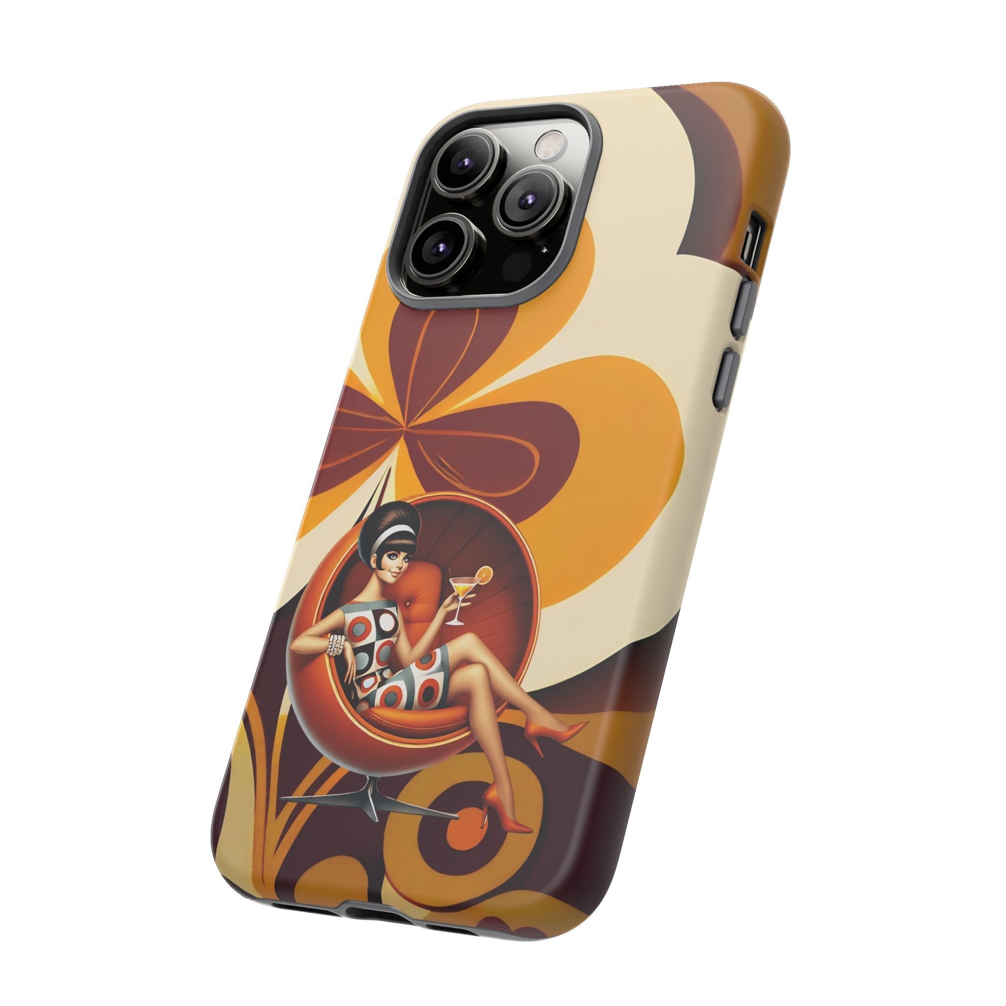 Groovy Mod 60s Retro Flower Power Phone Cases