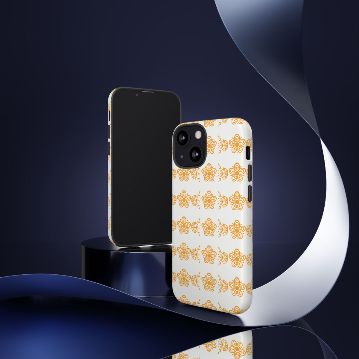 Pyrex Golden Butterfly Floral Phone Case, Tough Cases for Stylish Protection, Gift for Her, Durable, Trendy Floral Design, Cell Phone Cover